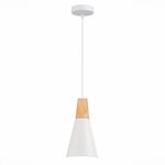 SLE125153-01 Подвес Белый/Белый, Светлое дерево E14 1*40W