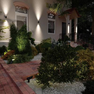 6647/10GL NATURE ODL24 725 черный/металл Уличный светильник IP67 LED 10W 4000K 30° AC85-265V STIMA