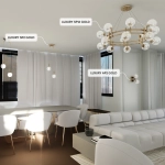 Люстра Crystal Lux LUXURY SP16 GOLD 2270/316
