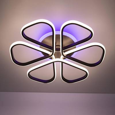 Citilux Сезар Смарт CL233A255E RGB Умная люстра Венге