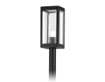 Светильник уличный ландшафтный ST2425 BK/CL черный/прозрачный IP54 E27 max 40W 110*110*1000