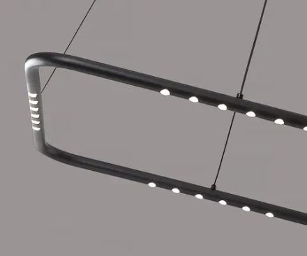08557-60*60,19 Подвес диммируемый Магни черный w60*60 h200 Led 24W (4000K) с пультом ДУ