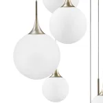 813093 Люстра GLOBO 9х40W E14 шампань/белый