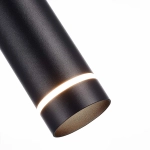 ST115.433.12 Светильник подвесной Черный LED 1*12W 3000K 936Lm Ra>90 120° IP20 D80xH300 165-265V