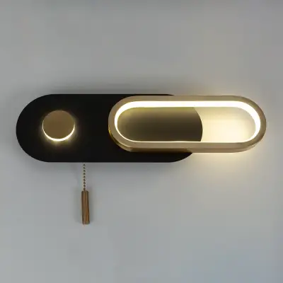 Настенный светильник Arte Lamp LUCAS A2602AP-10BK, 1хLED