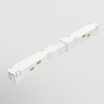 Коннектор питания прямой Gravity белый, TRA004PC-22W. TM Maytoni