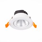 ST211.548.08.36 Св-к встр. Белый LED 1*8W 4000K 640Lm Ra80 36° IP20 D86xH50 220-240V