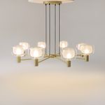 Подвесной светильник Vision E14х8, MOD411PL-08G. TM Maytoni