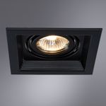 Точечный встраиваемый светильник Arte Lamp CANIS A6661PL-1BK, 1хGU10
