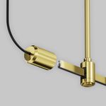 Ввод питания боковой Flarity латунь, TRA154C-SB1-BS. TM Maytoni