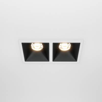 Встраиваемый светильник Alfa LED 3000K 2x10Вт 36° Dim Triac, DL043-02-10W3K-D-SQ-WB. TM Maytoni