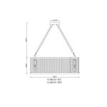 Подвесная люстра Arte Lamp ANETTA A1065SP-8CC, 8хE14