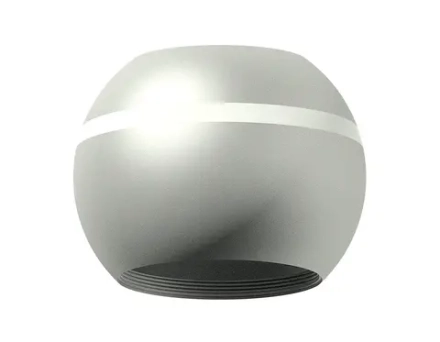 Корпус светильника накладной для насадок D60/70mm c LED подсветкой C1103 SSL серебро песок D100*H80mm MR16 GU5.3 LED 3W 4200K