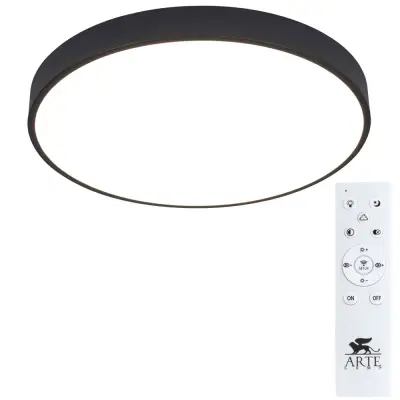 Потолочный светильник Arte Lamp ARENA A2672PL-1BK, 1хLED
