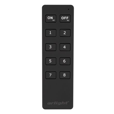 Пульт SMART-R8-DIM (8 зон, 2.4G) (Arlight, IP20 Пластик, 5 лет)