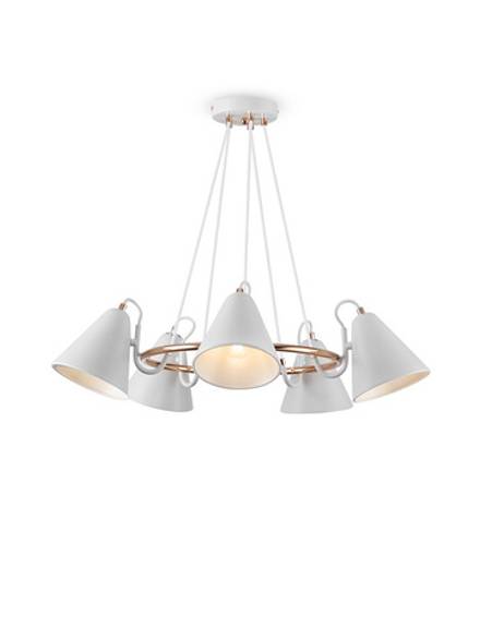 Люстра FR8001PL-05WG, E14х5. TM Maytoni