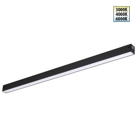 359940 PORT NT25 208 черный Трековый светильник с переключ. цв. темпер. IP20 LED 3000К\4000К\6000К 30W 90-240V VECTOR