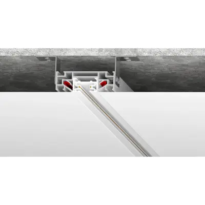 502420 Профиль металлический 2 м для монтажа треков BARRA 5020ХХ в ПВХ потолок Lightstar