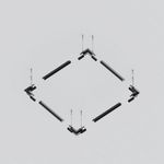 Шинопровод 2м Exility низкопрофильный подвесной круглый, TRXM034-R-412B. TM Maytoni