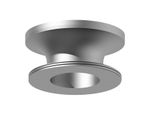 Насадка задняя накладная для корпуса светильника с диаметром отверстия D60mm N6904 MCH хром матовый D60*H25mm Out20mm