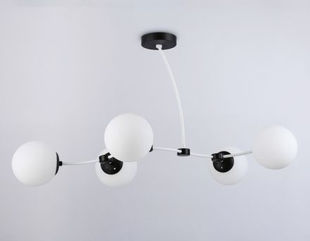 Подвесной светильник TR2546/5 WH/BK белый/черный E27/5 max 60W 950*600*450