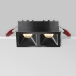 Встраиваемый светильник Альфа / Alfa LED 20 Вт 3000 К 50°, DL043-02-10W3K-SQ-B-1. TM Maytoni