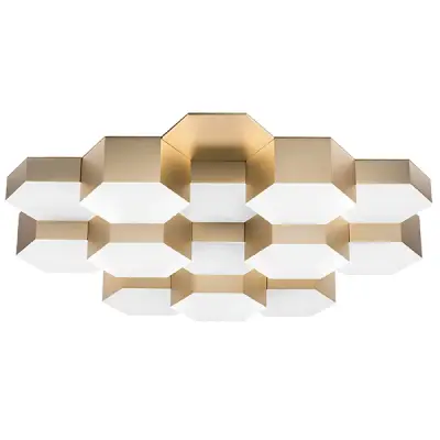 750161 Люстра потол FAVO LED-80W 3840LM Satin Gold 3000K Lightstar
