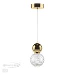 5008/7L L-VISION ODL23 589 золотой/прозрачный/металл/акрил Подвес LED 7W 4000K 350Лм CRYSTAL