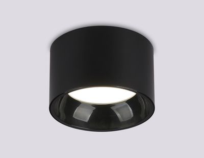 Светильник накладной точечный TN52894 SBK/GBK черный песок/черный глянец GX53 max 12W D97*60
