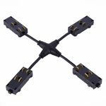 ST015.422.20 X- образный коннектор Skyline 220 ST-Luce Черный