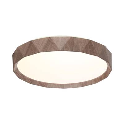 7637/AL BASICA SN 114 Светильник пластик/корич. под дер. LED 18Вт 4000K D295 IP43 ZIF WOOD