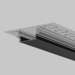 Рассеиватель для профиля 61×14 (Чёрный, 2 м), ALM-6114-B-DF-2M 642014. TM Maytoni