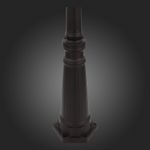 SL080.425.02 Светильник уличный наземный ST-Luce Темный кофе/Прозрачный, Темный кофе E27 2*100W