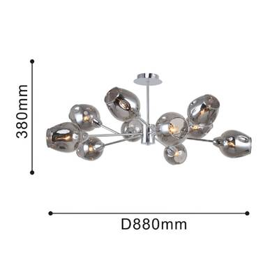 Потолочная люстра Tilda 2657-10U, 10*E14*40W. ТМ F-Promo