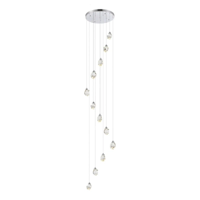 SL6114.103.12 Светильник подвесной ST-Luce Хром/Прозрачный LED 12*3W 3000K