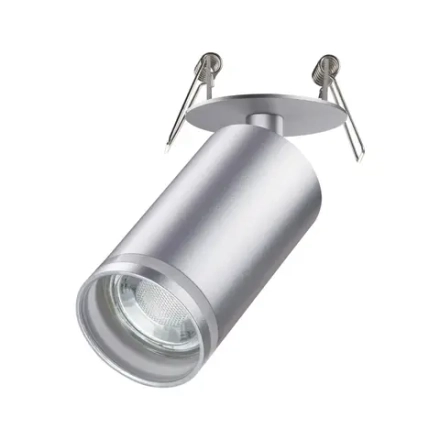 370883 SPOT NT22 507 серебро Cветильник встраиваемый IP20 GU10 9W 220V ULAR