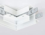 Коннектор угловой для встраиваемого шинопровода под ГКЛ 9,5мм Magnetic GL3352-9.5 WH белый 85*85*H46.8