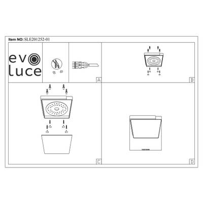 SLE201252-01 Светильник потолочный Белый, Светлое дерево/Белый LED 1*42W 3000K/4000K/6000K