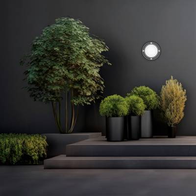 SL9504.411.01 Светильник уличный настенный ST-Luce Черный/Белый LED 1*5W 4000K