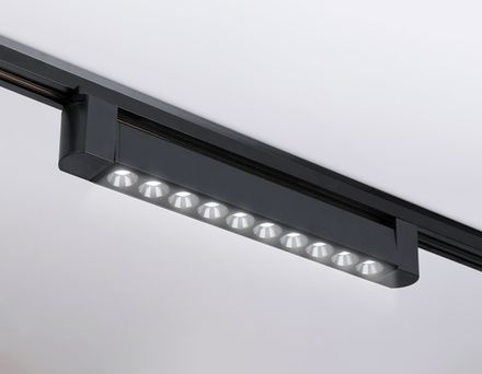 Светильник светодиодный трековый однофазный GL6709 BK черный IP20 20W 4200K 24° 323*35*57