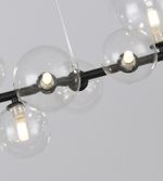 09408-10,19 Люстра Иона черный w120*28 h200 G9 50W+Led 17W (4000K) (Led лампы в комплекте 4000К)