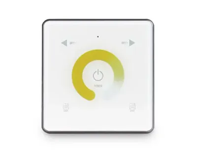 Настенная панель управления светильниками Magnetic SMART 220V 25mm GL1861 WH белый Радио 2.4G