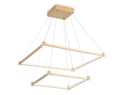 Светильник подвесной светодиодный FL5599/2+8 GD золотой 60W 3000K/4200K/6400K 600*600*1300 (без ПДУ)