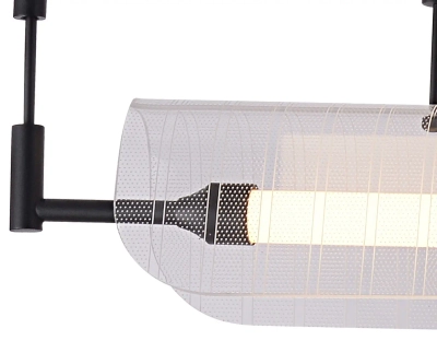 08021-120P,19 Подвес Аника черный w120*10 h150 Led 25W (3000K)