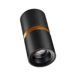 359338 OVER NT24 370 черный Светильник накладной светодиодный IP20 LED 10W/3W 3000K 1090Лм 170-265V ARISTO