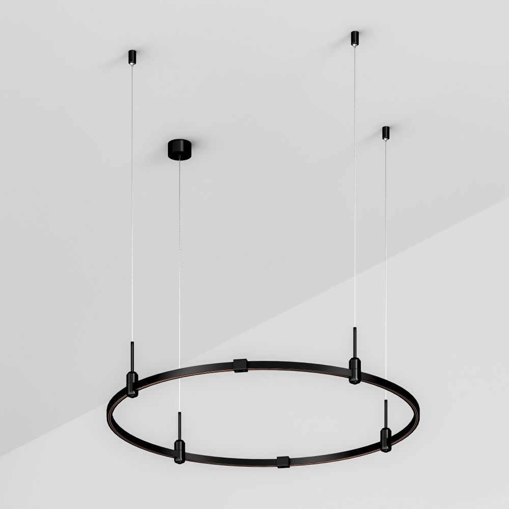 Основание ART-APRIORI-ROUND-HANG-R1000 (BK) (Arlight, IP20 Металл, 3 года)