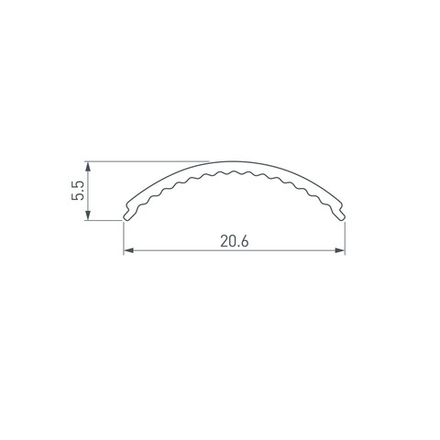 Экран ARH-KANT-H16-2000 Round Opal (Arlight, Пластик)