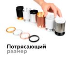Коннектор декоративный для соединения корпуса светильника D60+D60mm A2062 PYG золото желтое полированное D60*H9mm Out1.5mm