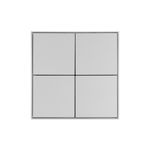 INTELLIGENT ARLIGHT Кнопочная панель KNX-304-23-IN Silver (BUS, Frame) (IARL, IP20 Металл, 2 года)