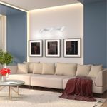370555 OVER NT19 261 белый Накладной светильник IP20 GU10 3*50W 230V GUSTO